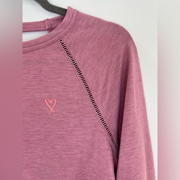 Victoria’s Secret Long Sleeve‎ shirt Dark Pink Size Small - Picture 3 of 8